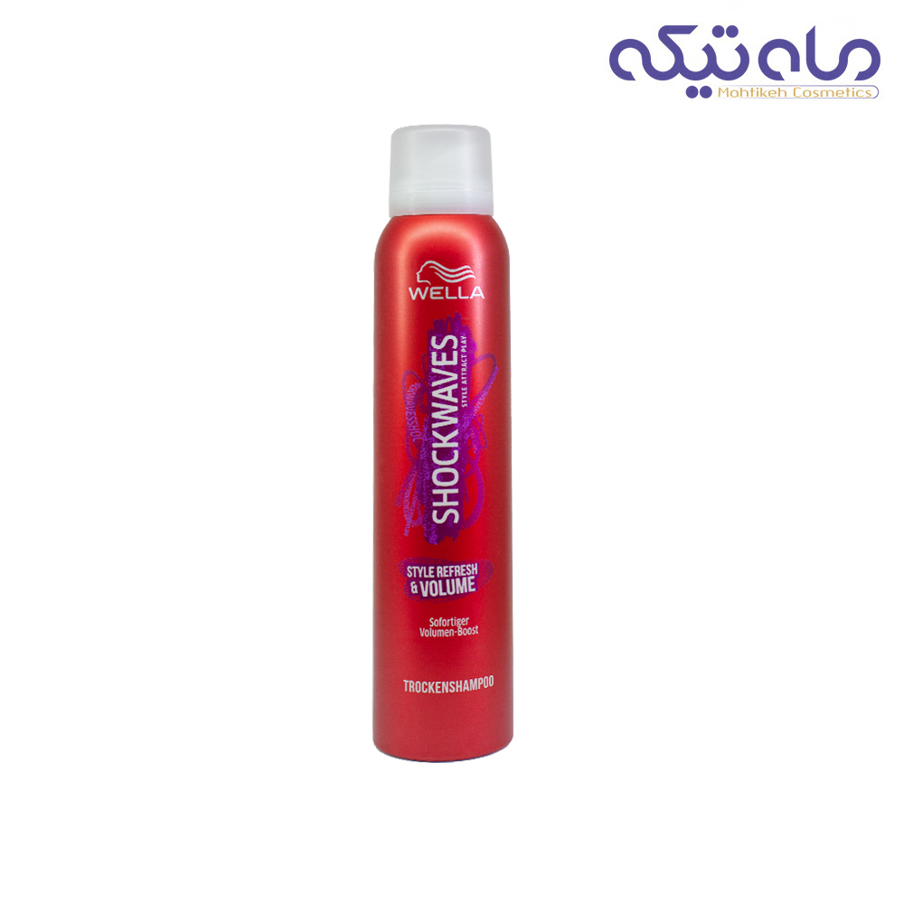 اسپری شامپو خشک وِلا مدل Shockwaves Style Refresh & Volume