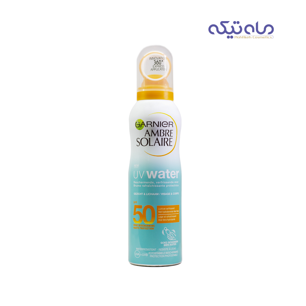 اسپری ضد آفتاب گارنیر دارای spf50، حجم 200 میلی لیتر